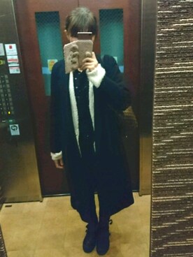 理恵さん(レディース・172cm)の冬コーディネート