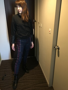 理恵さん（レディース・172cm）の春コーディネート