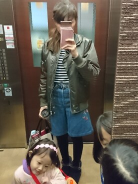 理恵さん（レディース・172cm）の春コーディネート