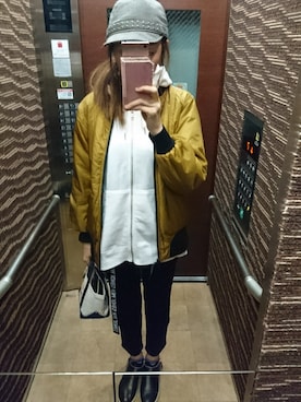 理恵さん(レディース・172cm)の春コーディネート