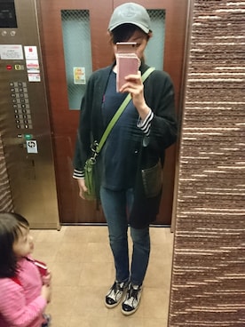 理恵さん（レディース・172cm）の春コーディネート