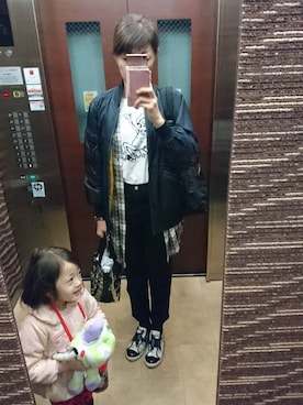 理恵さん(レディース・172cm)の春コーディネート