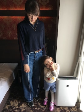 理恵さん(レディース・172cm)の春コーディネート