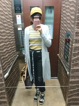 理恵さん（レディース・172cm）の春コーディネート