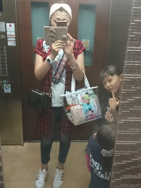 理恵さん（レディース・172cm）の夏コーディネート