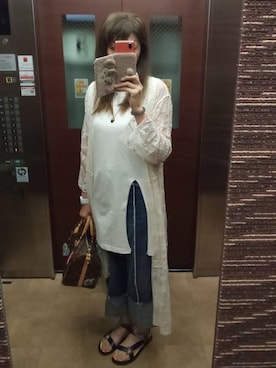 理恵さん(レディース・172cm)の夏コーディネート