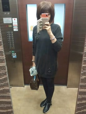 理恵さん(レディース・172cm)の秋コーディネート