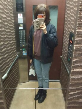 理恵さん（レディース・172cm）の秋コーディネート