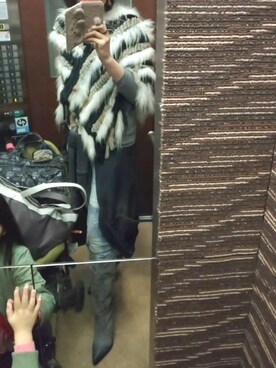 理恵さん（レディース・172cm）の秋コーディネート