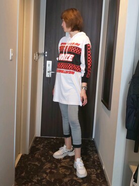 理恵さん（レディース・172cm）の春コーディネート