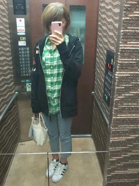 理恵さん（レディース・172cm）の春コーディネート