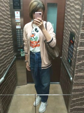 理恵さん（レディース・172cm）の春コーディネート