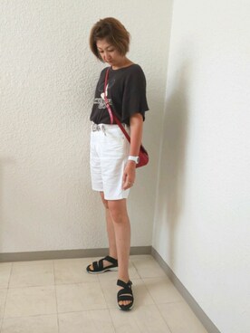 理恵さん（レディース・172cm）の夏コーディネート