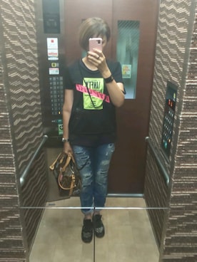 理恵さん（レディース・172cm）の秋コーディネート