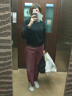 理恵さん（レディース・172cm）の秋コーディネート