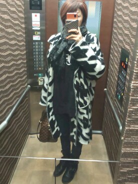 「DIESEL（ディーゼル）のアイテム（その他アウター）」を使った、理恵さん（レディース・172cm）の秋コーディネート