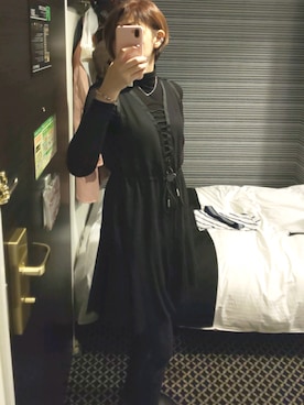 理恵さん（レディース・172cm）の冬コーディネート