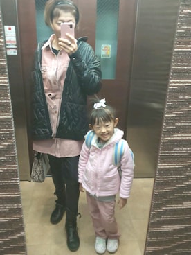 「北海道」｜「しまむら（シマムラ）のアイテム」を使った、理恵さん（レディース・172cm）の冬コーディネート