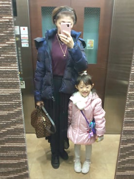 理恵さん（レディース・172cm）の冬コーディネート