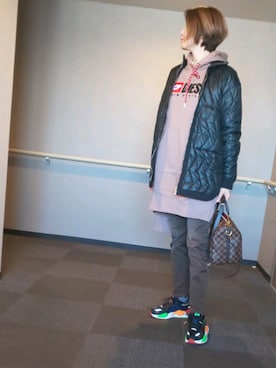 理恵さん(レディース・172cm)の冬コーディネート