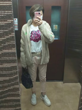 理恵さん(レディース・172cm)の春コーディネート