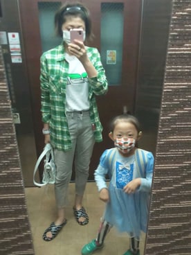 理恵さん（レディース・172cm）の夏コーディネート