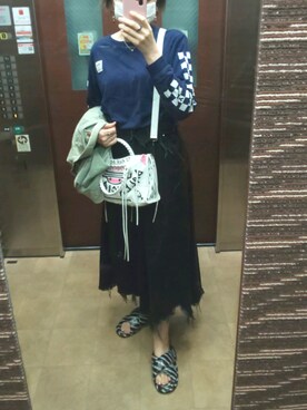 理恵さん(レディース・172cm)の夏コーディネート