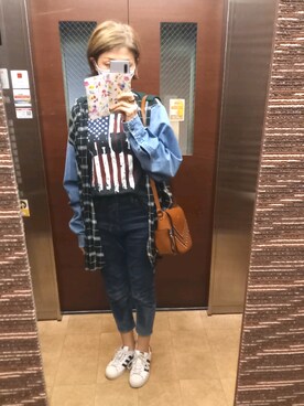 理恵さん(レディース・172cm)の秋コーディネート