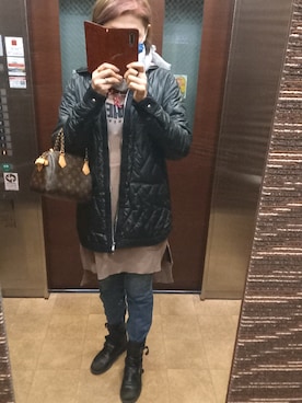 理恵さん(レディース・172cm)の冬コーディネート