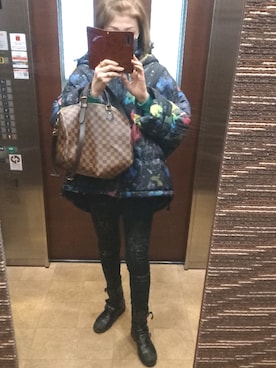 理恵さん（レディース・172cm）の冬コーディネート