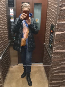 理恵さん（レディース・172cm）の冬コーディネート