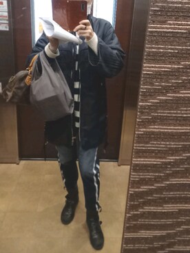 理恵さん(レディース・172cm)の冬コーディネート