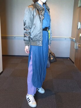 理恵さん(レディース・172cm)の春コーディネート