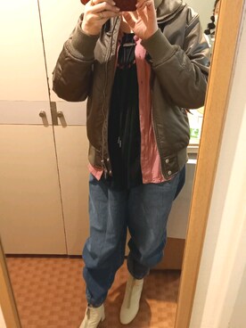 理恵さん(レディース・172cm)の春コーディネート