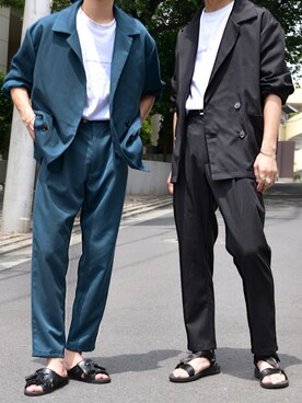 Adoon plainさん（メンズ・171cm）の夏コーディネート