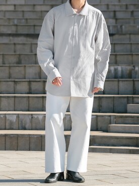 「Adoonplain」｜Adoon plainさん（メンズ・171cm）の冬コーディネート