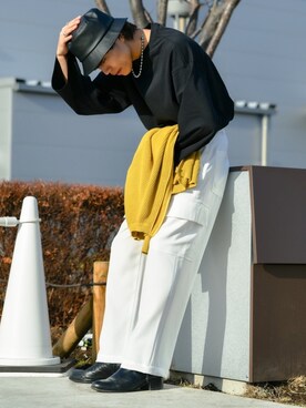 「Adoonplain」｜Adoon plainさん（メンズ・171cm）の冬コーディネート