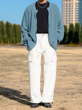 「Adoonplain」｜Adoon plainさん（メンズ・171cm）の冬コーディネート