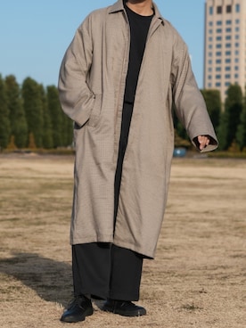 「Adoon plain（アドーンプレーン）のアイテム（スウェット）」を使った、Adoon plainさん（メンズ・171cm）の冬コーディネート