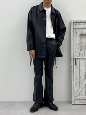 「Adoonplain」｜Adoon plainさん（メンズ・171cm）の冬コーディネート