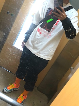 「FUN（ファン）のアイテム」を使った、CHIARIさん（メンズ・178cm）の春コーディネート