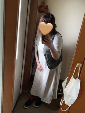 「Honeys（ハニーズ）のアイテム（スリッポン）」を使った、ほくゆきさん（レディース・157cm）の秋コーディネート