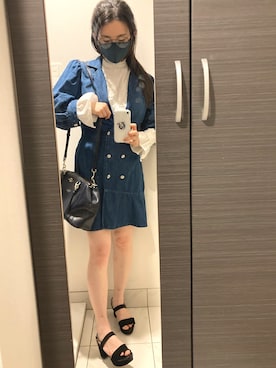 「MIXXO（ミッソ）のアイテム」を使った、uiaさん（レディース・157cm）の春コーディネート