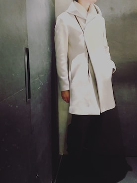 「junhashimoto（ジュンハシモト）のアイテム（ダウンジャケット/コート）」を使った、y@さん（メンズ・178cm）の夏コーディネート