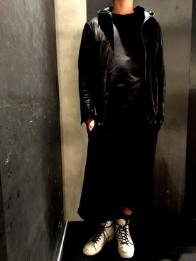 「ISAMU KATAYAMA BACKLASH（イサムカタヤマバックラッシュ）のアイテム（ブルゾン）」を使った、yk@さん（メンズ・178cm）の夏コーディネート