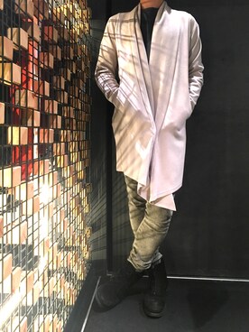 「OURET（オーレット）のアイテム（カーディガン/ボレロ）」を使った、yk@さん（メンズ・178cm）の秋コーディネート