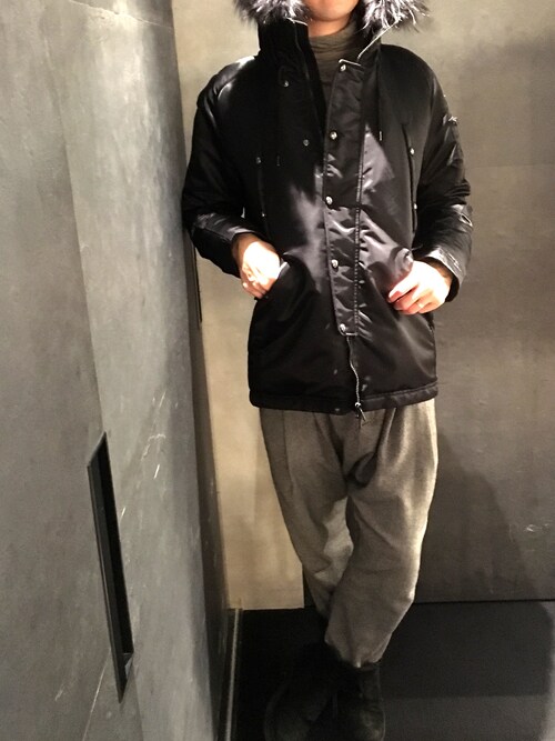 タトラス TATRAS ダウンジャケット ペトロニオ Petronio ファー付き ブラック TATRAS（タトラス）の「TATRAS（タトラス）PETRONIO/ペトロニオ/ダウン