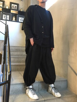 yk@使用（Yohji Yamamoto）的時尚穿搭