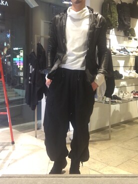 「ISAMU KATAYAMA BACKLASH（イサムカタヤマバックラッシュ）のアイテム（その他アウター）」を使った、yk@さん（メンズ・178cm）の冬コーディネート