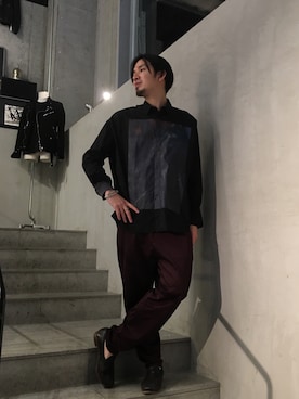 「SISE（シセ）のアイテム」を使った、yk@さん（メンズ・178cm）の冬コーディネート